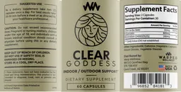 Label for Clear Goddess