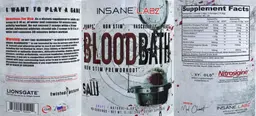 Label for Bloodbath SAW Grape