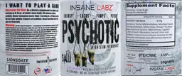 Label for Psychotic SAW Watermelon