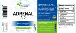 Label for Adrenal Aid