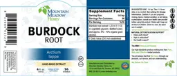Label for Burdock Root