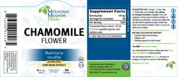 Label for Chamomile Flower