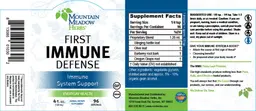 Label for First Immune Defense