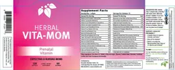 Label for Herbal Vita-Mom