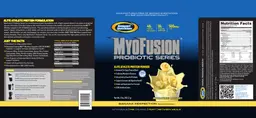 Label for MyoFusion Probiotic Series Banana Perfection