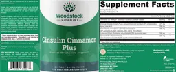 Label for Cinsulin Cinnamon Plus