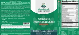 Label for Complete Nutritional Shake Creamy Chocolate