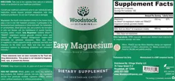 Label for Easy Magnesium