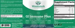 Label for GI Immune Plus Natural Vanilla Flavor