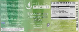 Label for Glucosamine Chondroitin MSM