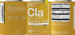 Label for CLA Conjugated Linoleic Acid 2400 mg