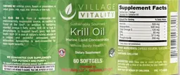 Label for Krill Oil
