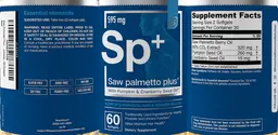 Label for Saw Palmetto Plus