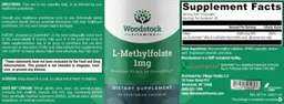 Label for L-Methylfolate 1mg