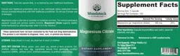 Label for Magnesium Citrate