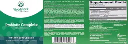 Label for Probiotic Complete