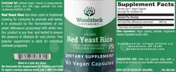Label for Red Yeast Rice