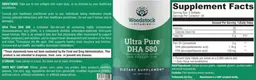 Label for Ultra Pure DHA 580