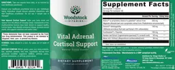 Label for Vital Adrenal Cortisol Support