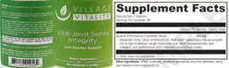 Label for Vital Joint Series Integrity