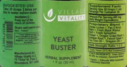 Label for Yeast Buster