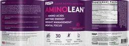Label for AminoLean Blackberry Pomegranate