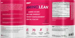 Label for AminoLean Fruit Punch
