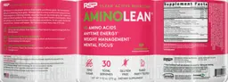 Label for AminoLean Watermelon