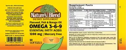 Label for Omega 3-6-9