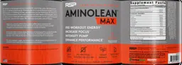 Label for AminoLean Max Sweet Peach