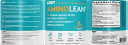 Label for AminoLean Pineapple Coconut