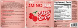 Label for AminoLean x Chase Byrd Cherry On Top