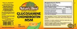 Label for Glucosamine Chondroitin MSM