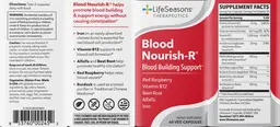 Label for Blood Nourish-R