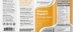 Label for Glucose Stabili-T