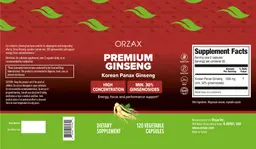 Label for Premium Ginseng