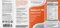 Label for Relieve-R PM