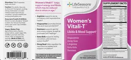 Label for Women's Vitali-T