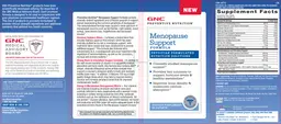 Label for Menopause Support Formula