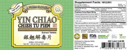 Label for Yin Chiao Chieh Tu Pien