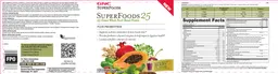 Label for Super Foods 25 Berry Flavor