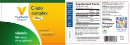 Label for C-500 Complex 500 mg
