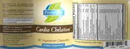 Label for Cardio Chelation