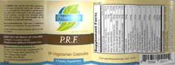 Label for P.R.F.