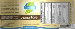 Label for Prosta Herb