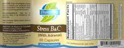 Label for Stress B&C