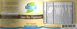 Label for Super Bio Vegetarian