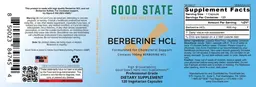 Label for Berberine HCL 500 mg