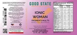 Label for Ionic Woman