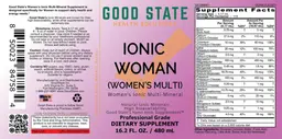Label for Ionic Woman